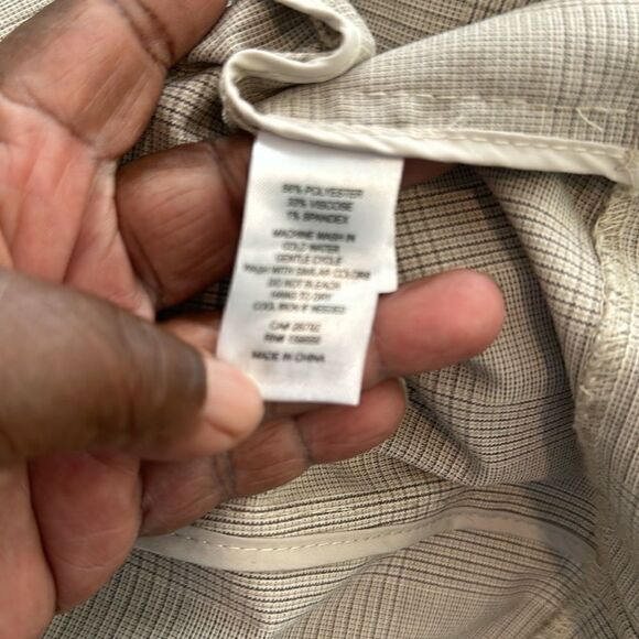 Maison d'Amélie PARIS Plaid Revolve Open Front Blazer M - Picture 7 of 8